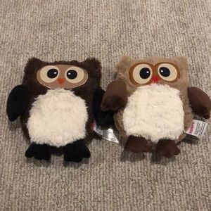 Microwaveable herbed stuffed owls